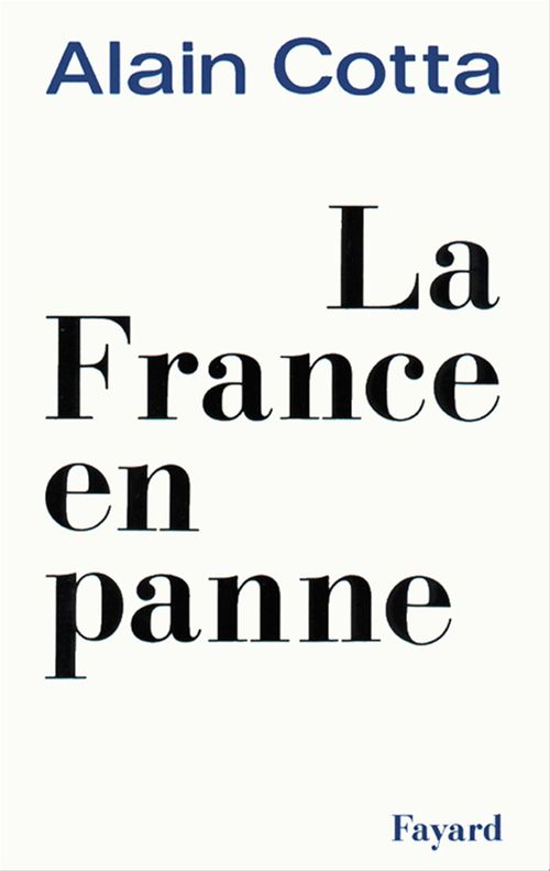 ebook cover of La France en panne, by Alain Cotta
