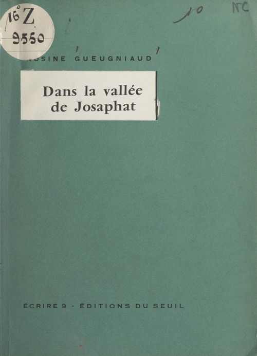 Couverture ebook de Dans la vallée de Josaphat, de Rosine Gueugniaud