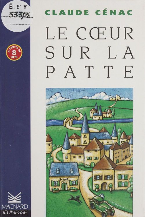 Couverture ebook de Le coeur sur la patte, de Claude Cénac