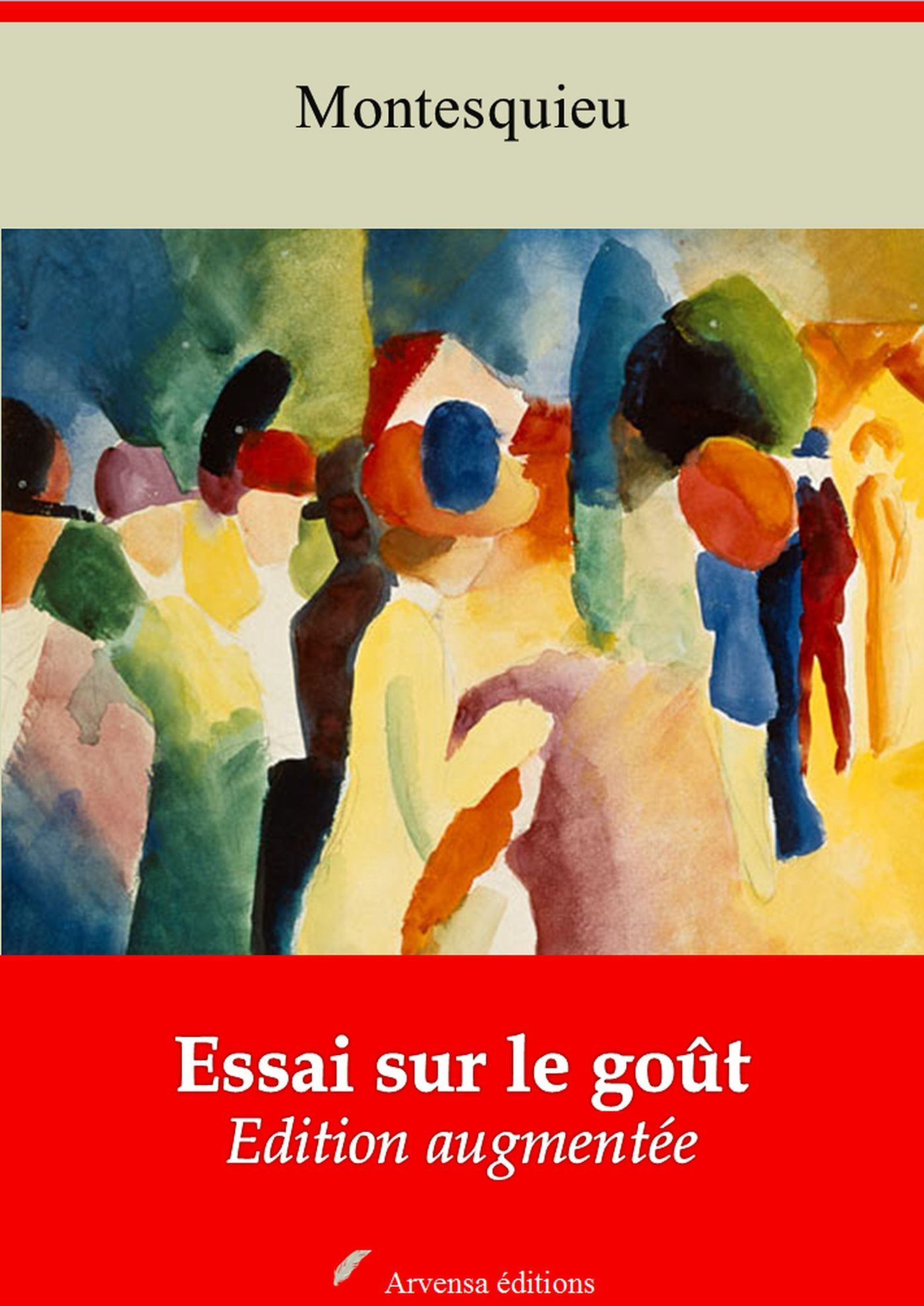 Couverture ebook de Essai sur le goût - suivi d'annexes, de Charles De Montesquieu