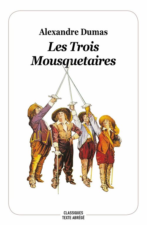 ebook cover of Les trois Mousquetaires, by Alexandre Dumas