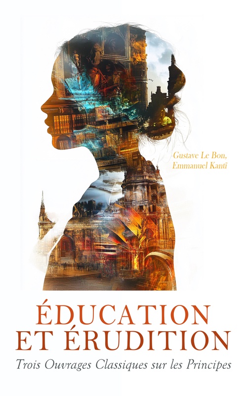 Couverture ebook de Éducation et Érudition : Trois Ouvrages Classiques sur les Principes, de Gustave Le Bon, Emmanuel Kant