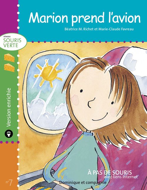 ebook cover of Marion prend l´avion - version enrichie, by Béatrice m. Richet