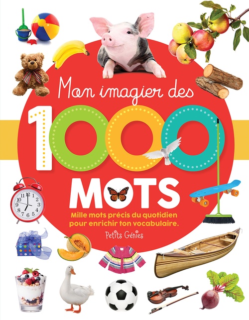 Couverture ebook de Mon imagier des 1000 mots (France), de Claire Chabot