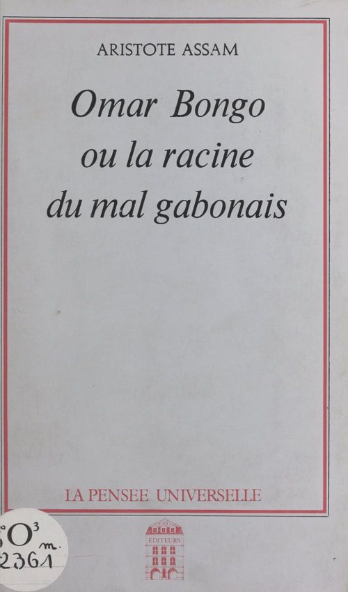 Couverture ebook de Omar Bongo, de Aristote Assam