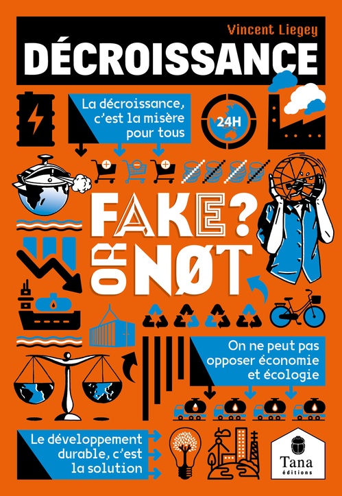 ebook cover of Décroissance - Fake or not ?, by Isabelle Brockmann, Vincent Liegey