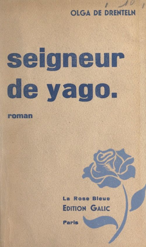 ebook cover of Seigneur de Yago, by Olga De Drenteln
