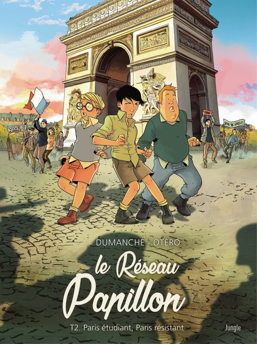 ebook cover of Le Réseau Papillon - Tome 2 - Paris étudiant, Paris résistant, by Franck Dumanche, Nicolas Otéro