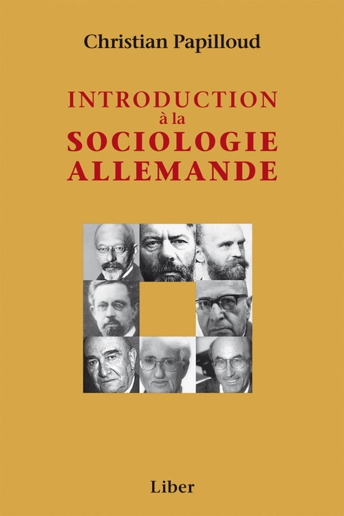 Couverture ebook de Introduction à la sociologie allemande, de Christian Papilloud