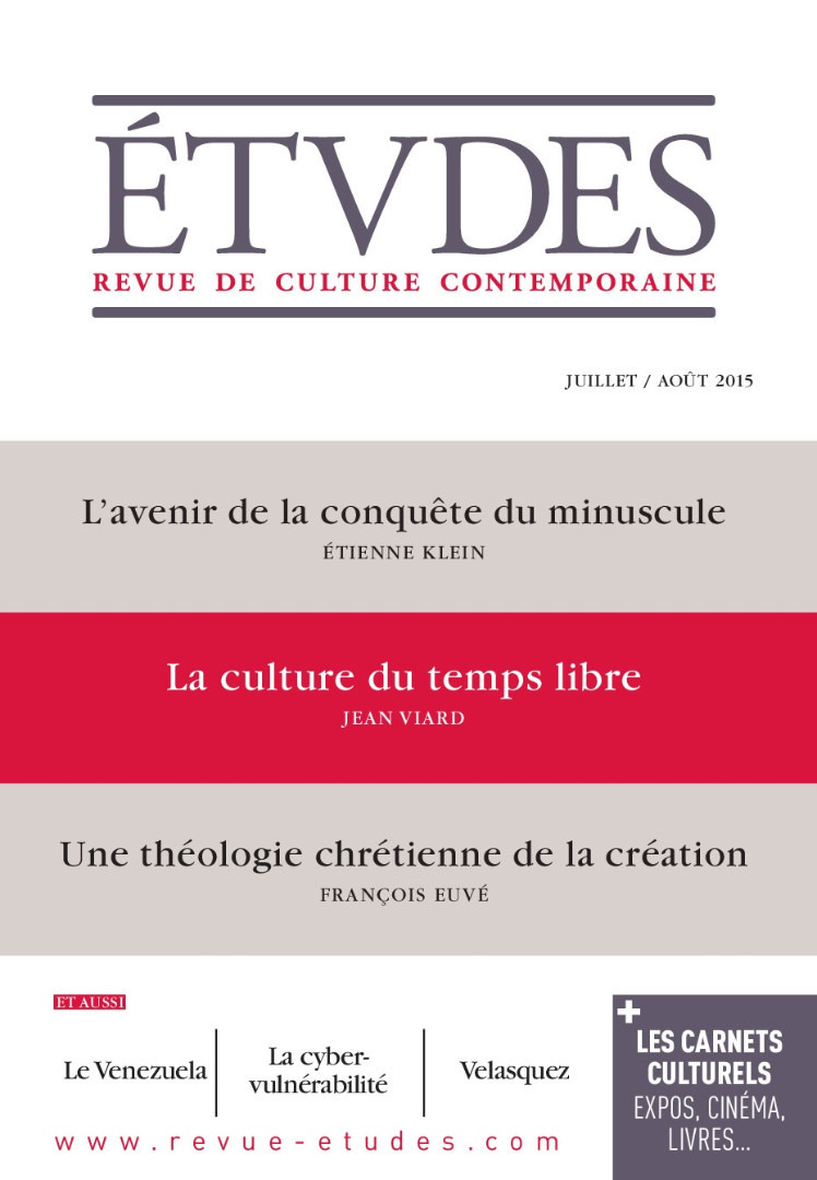 Couverture ebook de Etudes Juillet-Août 2015, de Collectif