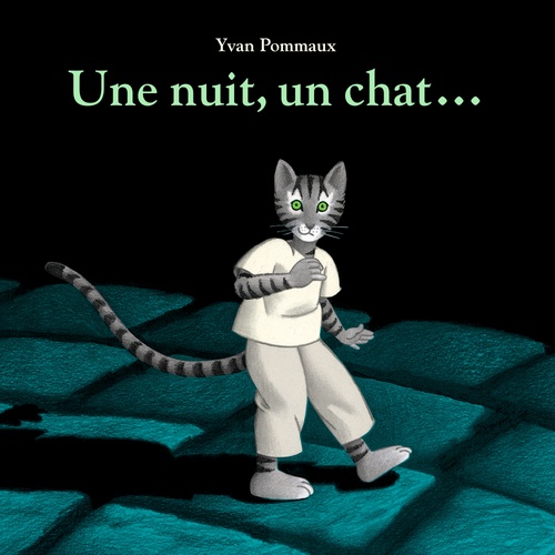 audiobook cover of Une nuit, un chat..., by Yvan Pommaux