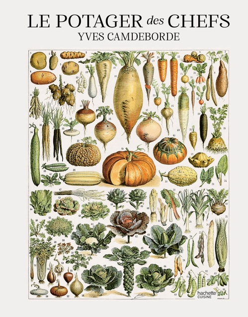 Couverture ebook de Le potager des chefs, de Yves Camdeborde