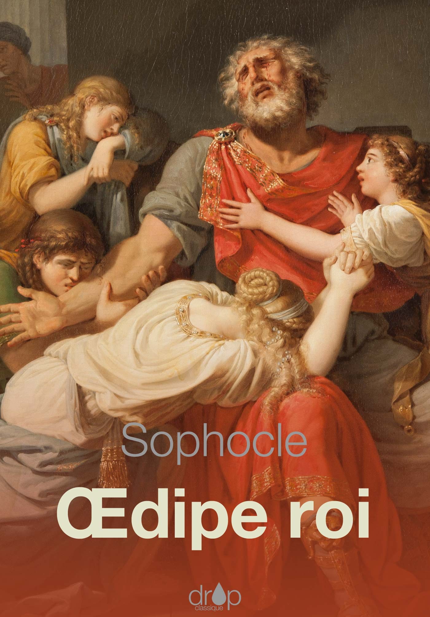 ebook cover of OEdipe roi, by Sophocle