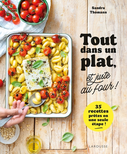 Couverture ebook de Tout dans un plat, et juste au four !, de Sandra Thomann