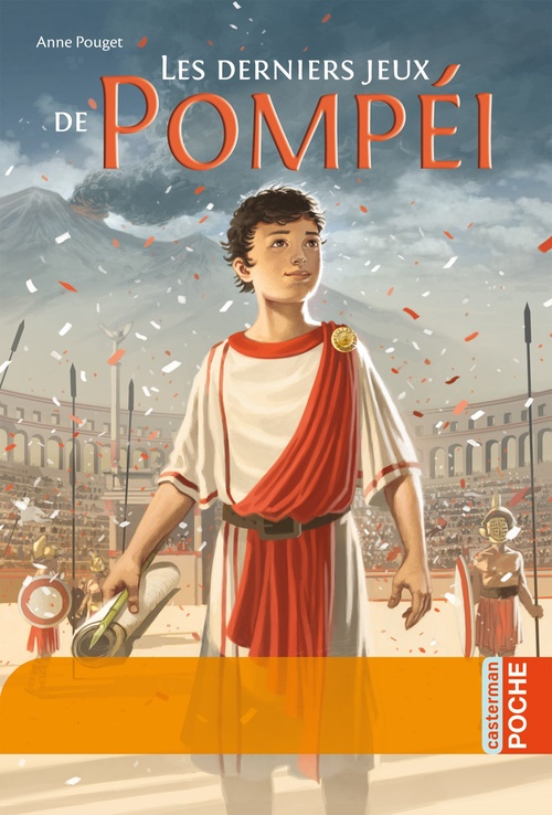 Couverture ebook de Les derniers jeux de Pompéi, de Pouget Anne