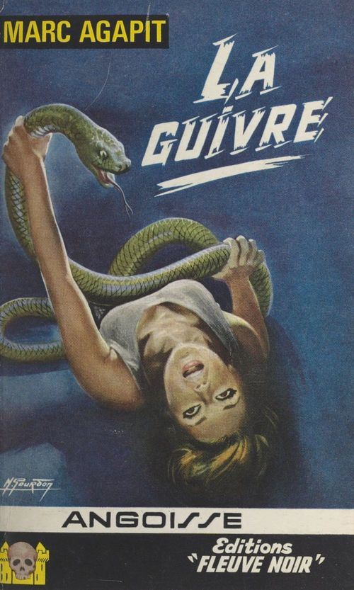ebook cover of La guivre, by Marc Agapit