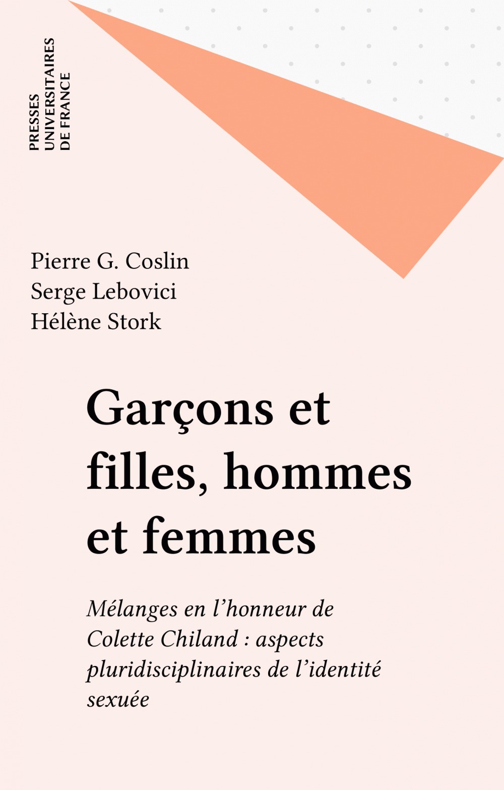 Couverture ebook de Garçons et filles, hommes et femmes, de