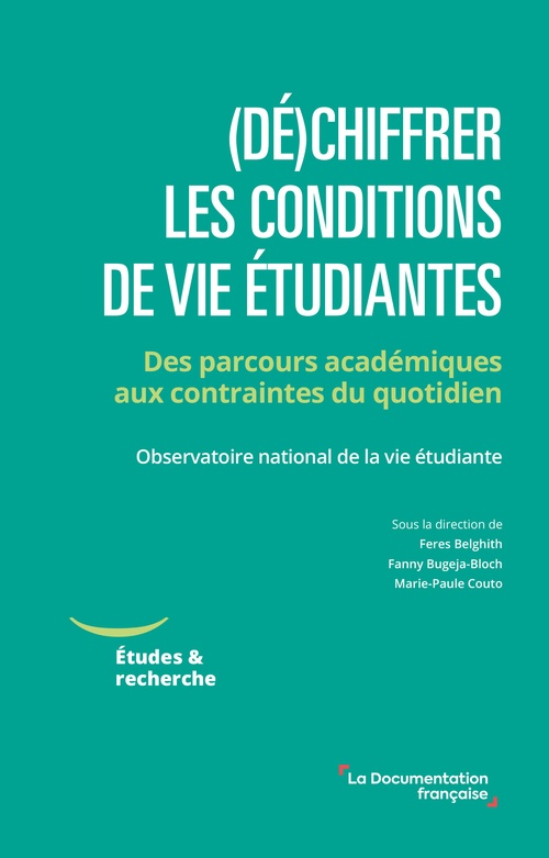 ebook cover of (Dé)chiffrer les conditions de vie étudiantes, by Collectif