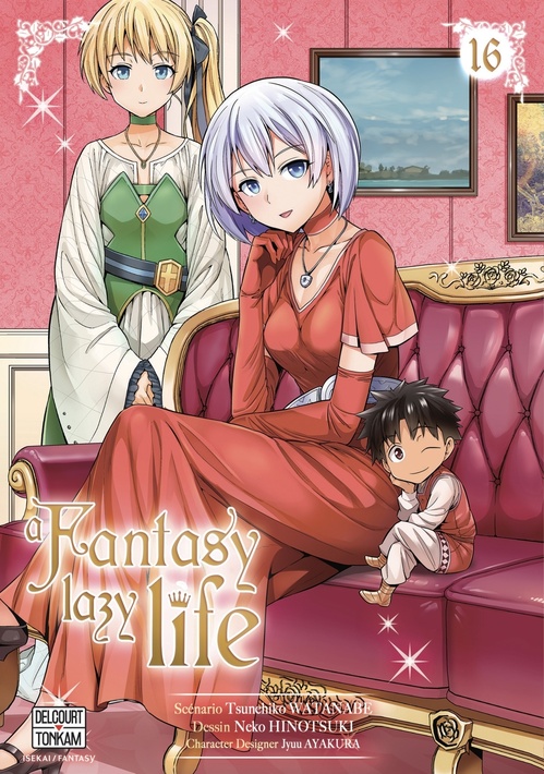 Couverture ebook de A Fantasy Lazy Life T16, de Tsunehiko Watanabe