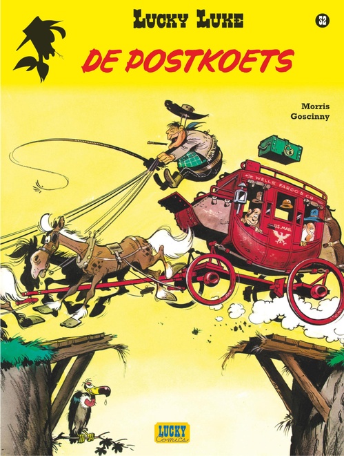 ebook cover of De postkoets, by Goscinny