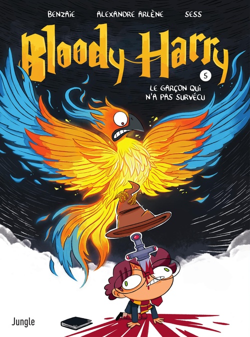 Couverture ebook de Bloody Harry - Tome 5 - Le garçon qui n'a pas survécu, de Alexandre Arlène, Benzaie