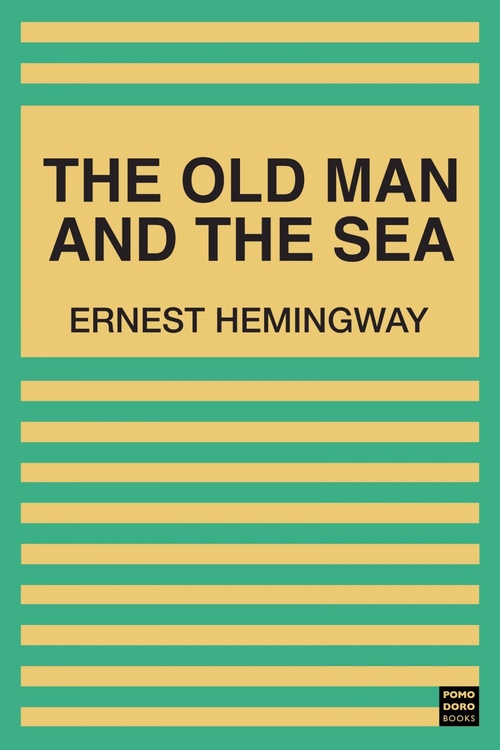 ebook cover of The Old Man and the Sea, by Ernest Hemingway
