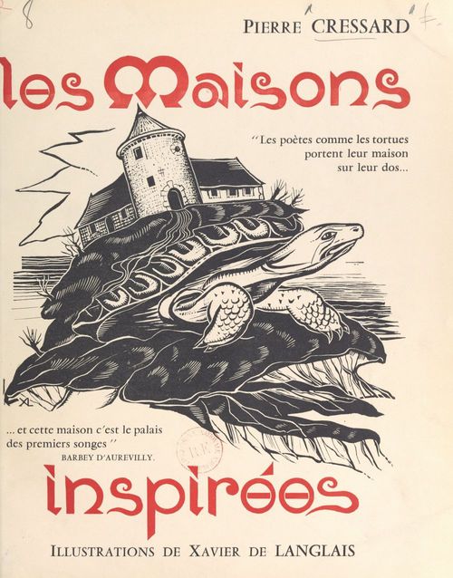 Couverture ebook de Les maisons inspirées, de Pierre Cressard