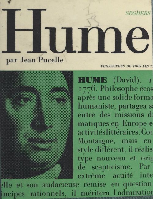 Couverture ebook de Hume ou l'ambiguïté, de Jean Pucelle