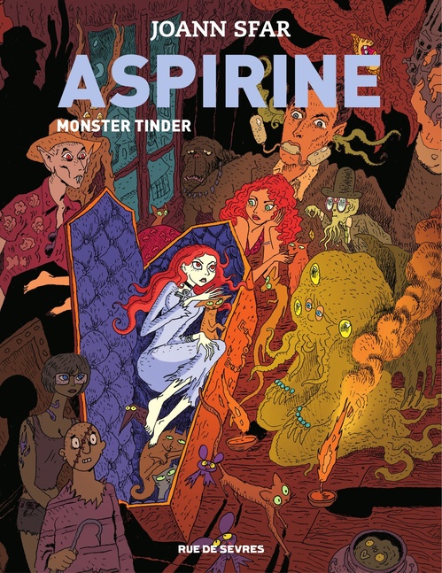 Couverture ebook de Aspirine Monster Tinder, de Joann Sfar