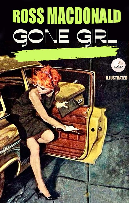 ebook cover of Gone Girl. Illustrated, by Ross Macdonald