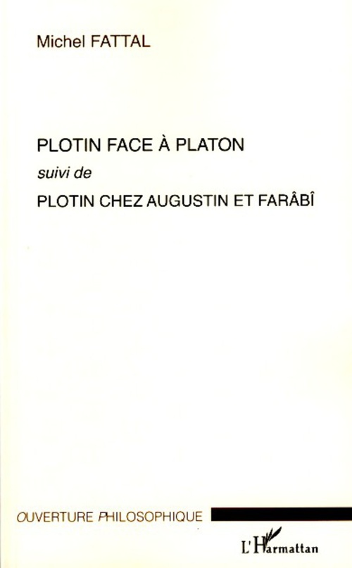 Couverture ebook de Plotin face à Platon, de Michel Fattal