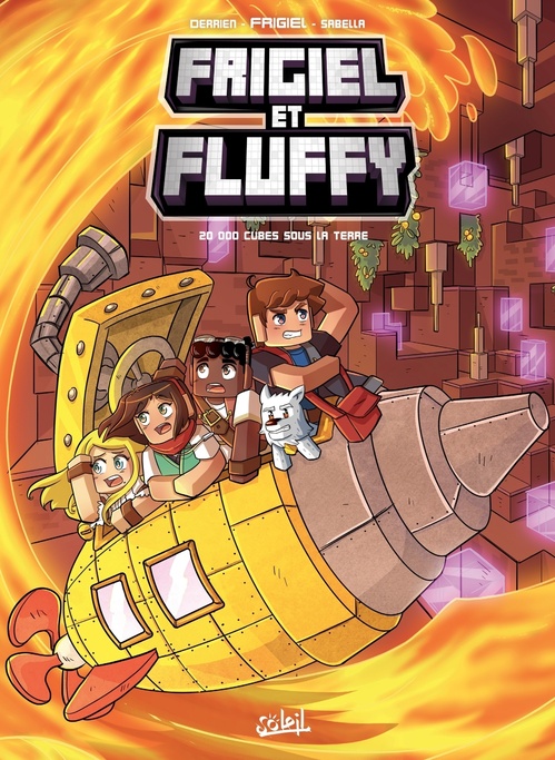 ebook cover of Frigiel et Fluffy T12 - 20 000 cubes sous la terre, by Frigiel