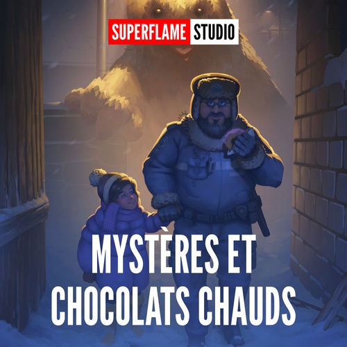 Couverture audiobook de Mystères et Chocolats Chauds, de Superflame