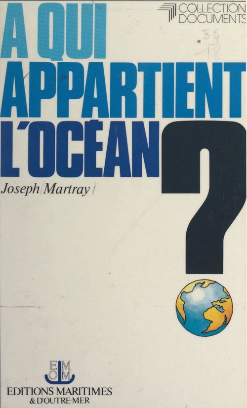 ebook cover of À qui appartient l'océan ?, by Joseph Martray