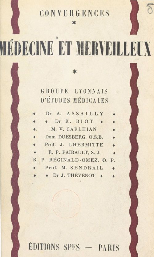 ebook cover of Médecine et merveilleux, by Phi Groupe Lyonnais D''Etudes Medicales