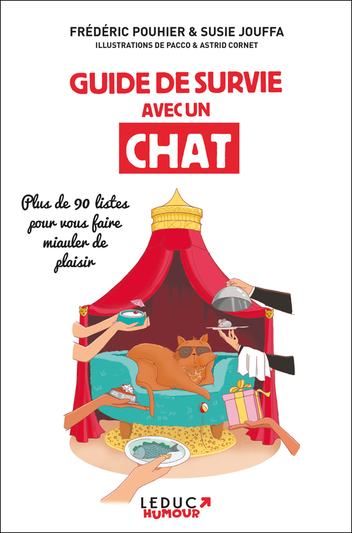 ebook cover of Guide de survie avec un chat, by Susie Jouffa, Frédéric Pouhier