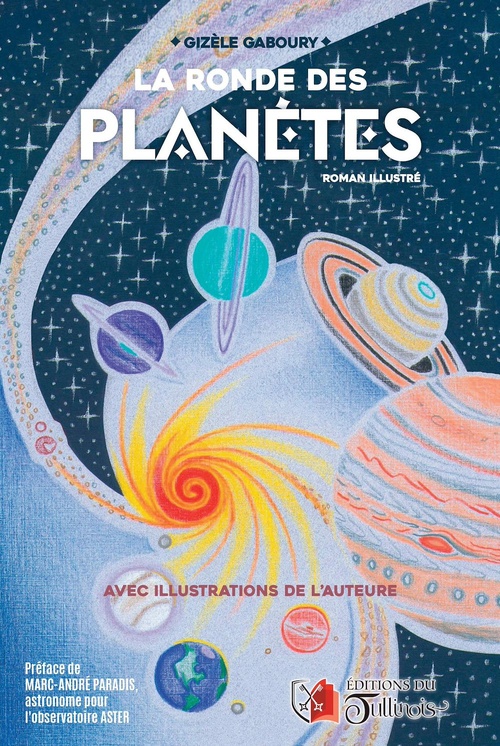 Couverture ebook de La ronde des planètes, de Gizele Gaboury