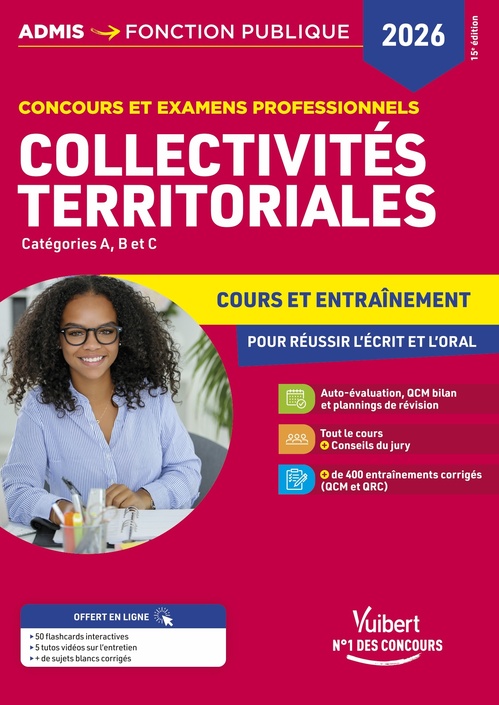 ebook cover of Collectivités territoriales 2026 - Cours et entraînement, by Pierre-Brice Lebrun