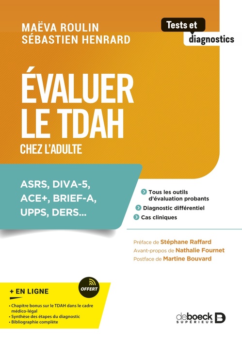 ebook cover of Évaluer le TDAH chez l´adulte, by Maëva Roulin, Sébastien Henrard