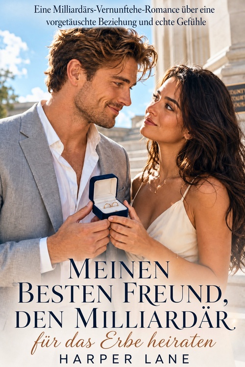 Couverture ebook de Meinen besten Freund, den Milliardär, für das Erbe heiraten, de Harper Lane
