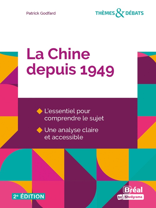 Couverture ebook de La Chine depuis 1949, de Patrick Godfard