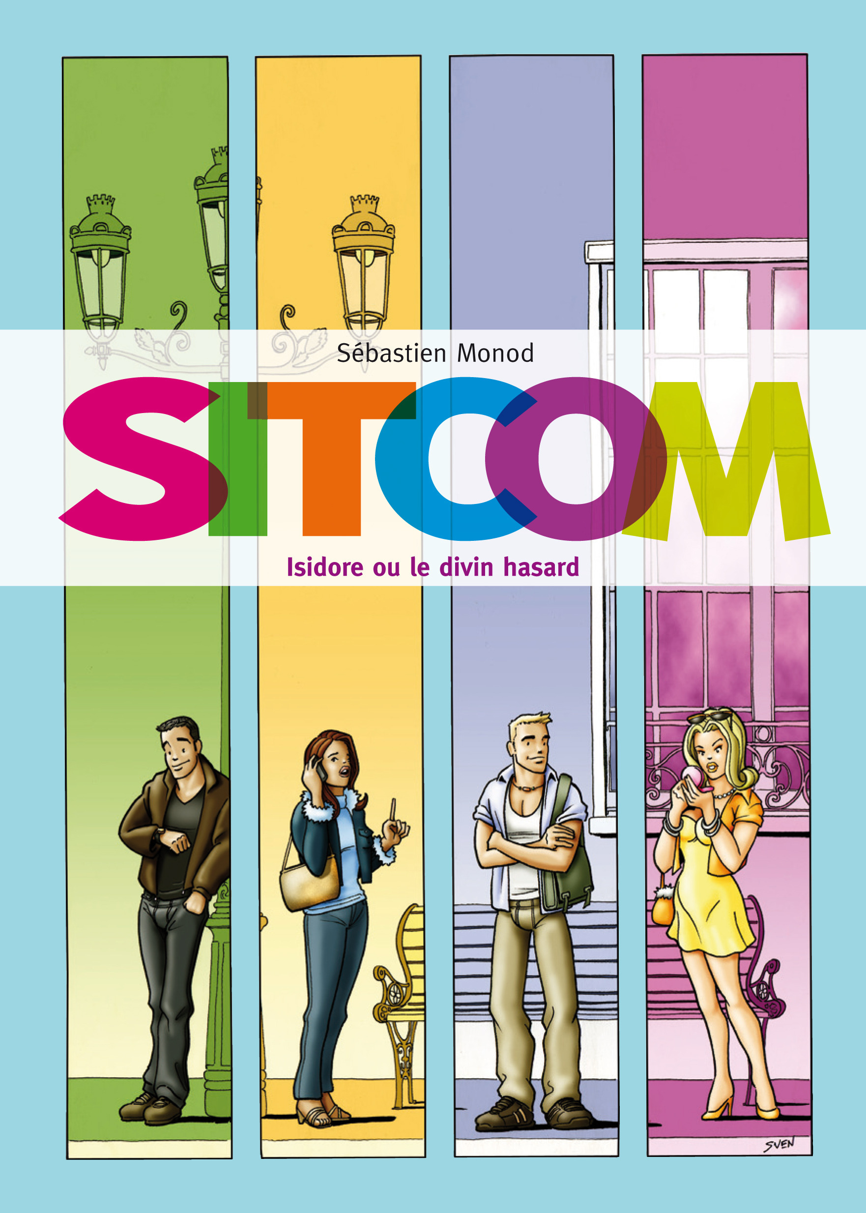 Couverture ebook de Sitcom (roman gay), de Sébastien Monod