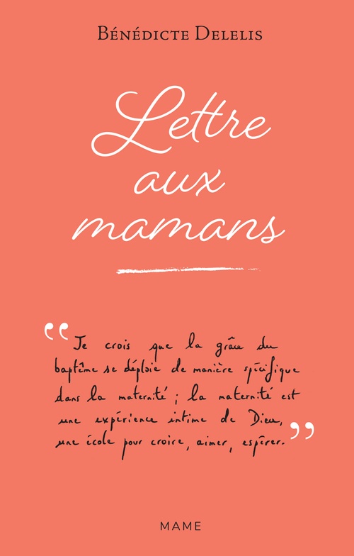 Couverture ebook de Lettre aux mamans, de Bénédicte Delelis