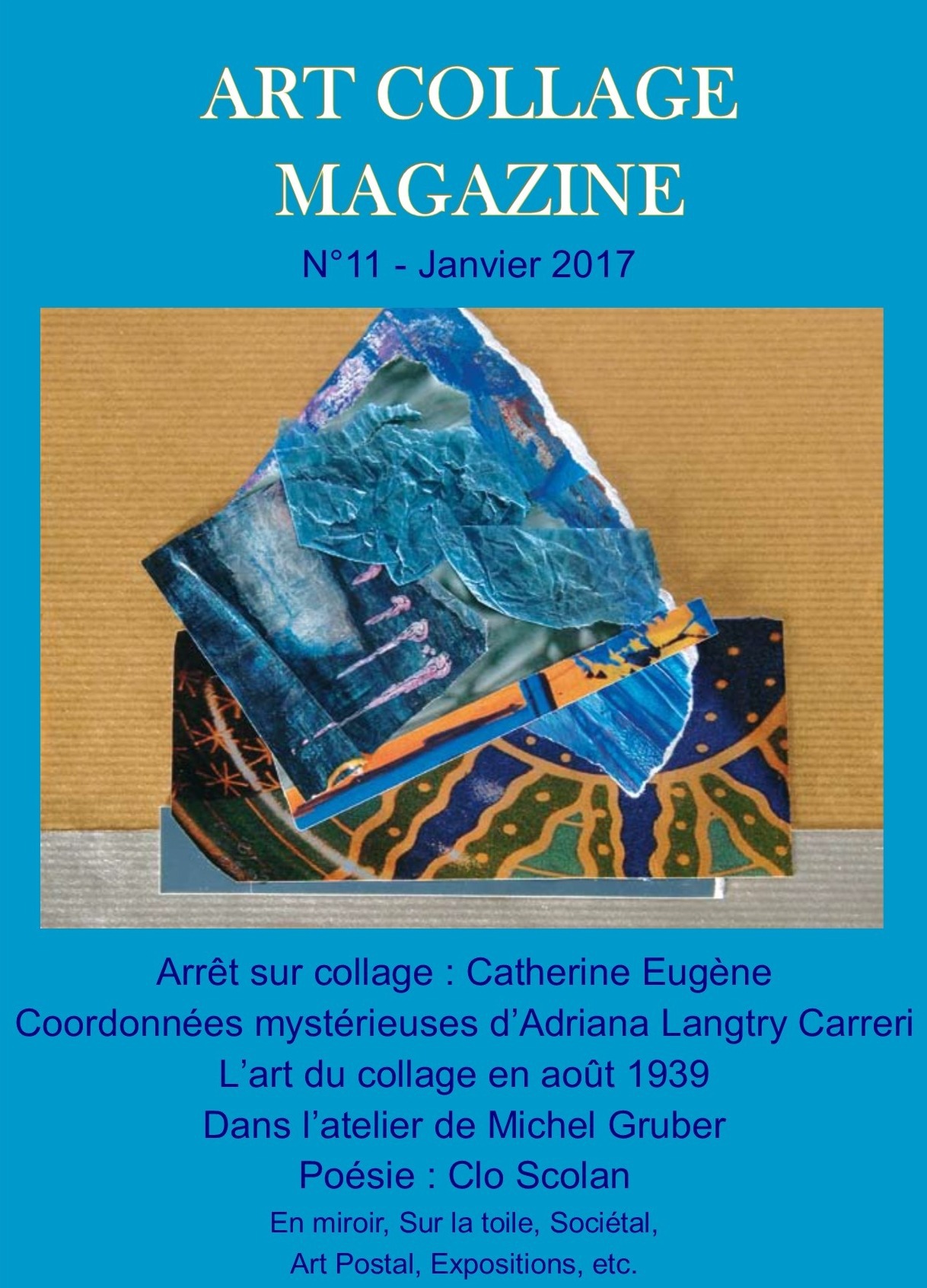 ebook cover of Art Collage Magazine N°11, by Pierre Jean Varet