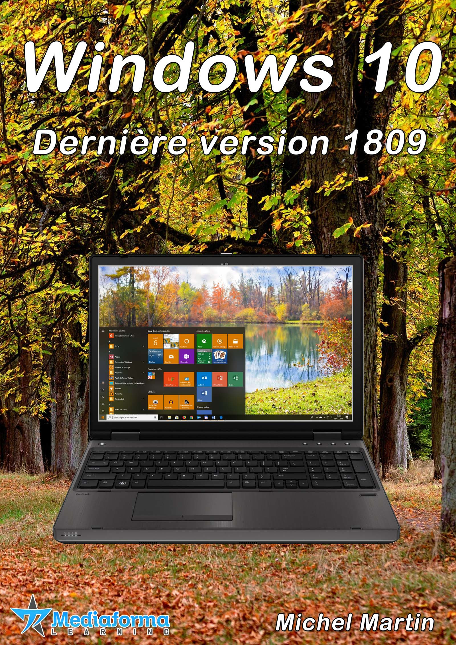 Couverture ebook de Windows 10 - Octobre 2018 Update, de Mediaforma Michel Martin