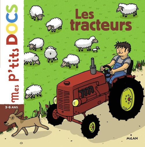 Couverture ebook de Les tracteurs, de Stéphanie Ledu