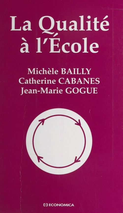 ebook cover of La qualité à l'école, by Collectif