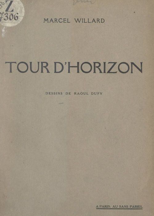 Couverture ebook de Tour d'horizon, de Marcel Willard
