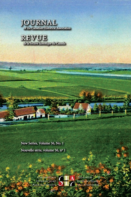 Couverture ebook de Journal of the Canadian Historical Association. Vol. 36 No. 1,  2026, de Donald Wright*, Benjamin Bryce, Donna Trembinski, Isabelle Avakumovic-Pointon*, Eric Story, Jeff Grischow, Magnus Mfoaf