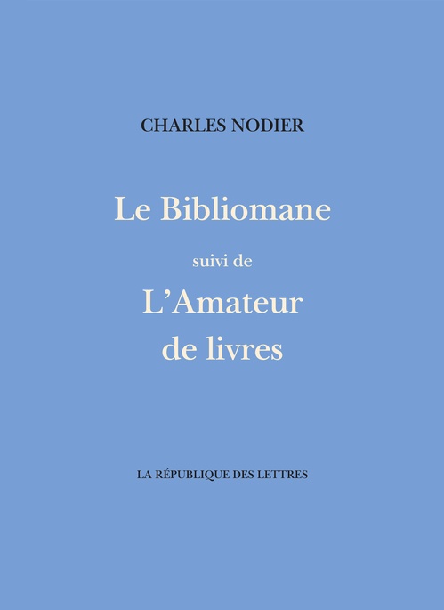 Couverture ebook de Le Bibliomane, de Charles Nodier